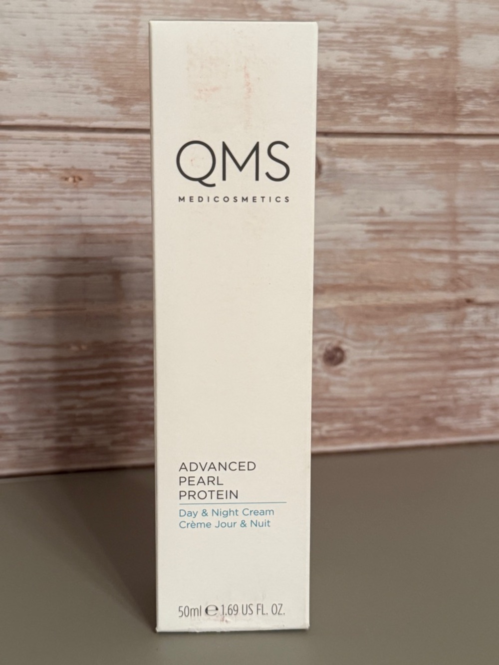 QMS Advanced Pearl Protein Day & Night Cream, 1.69 oz, New & Sealed Box